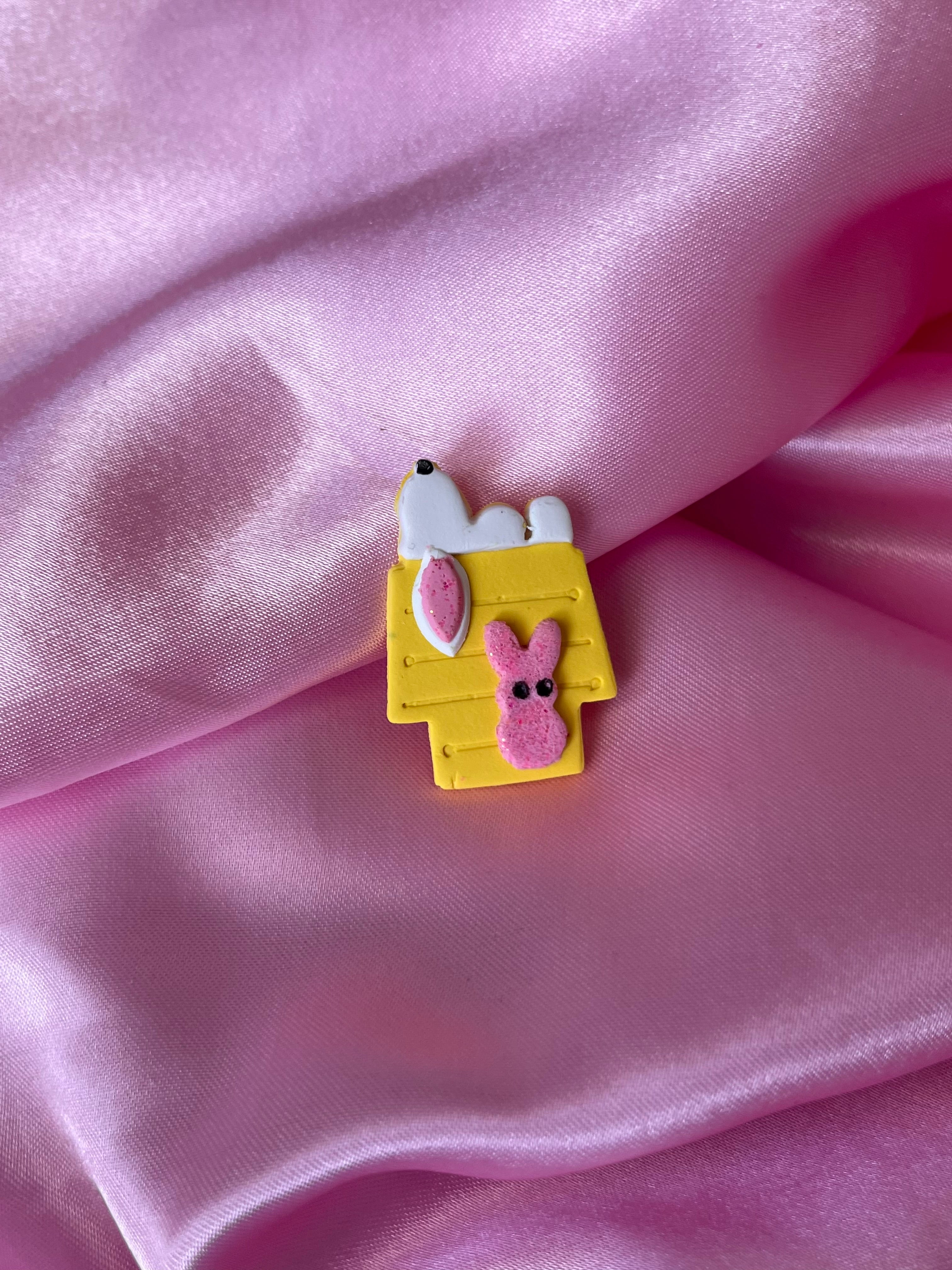 Easter dog pin